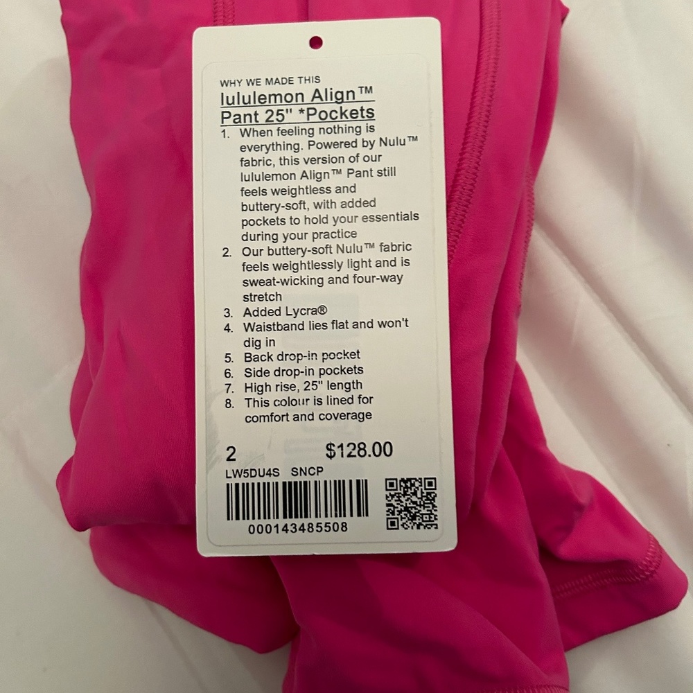 Sonic Pink Lulu leggings